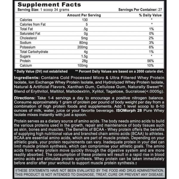 APS Nutrition IsoMorph Pure Whey Isolate 2270 g