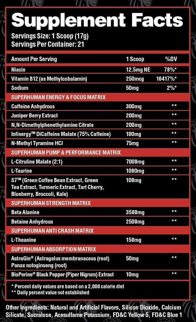 Alpha Lion SuperHuman Supreme STIM Booster