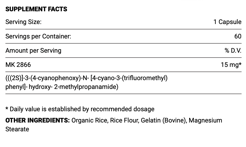BIO Molecule - Ostarine (MK-2866)