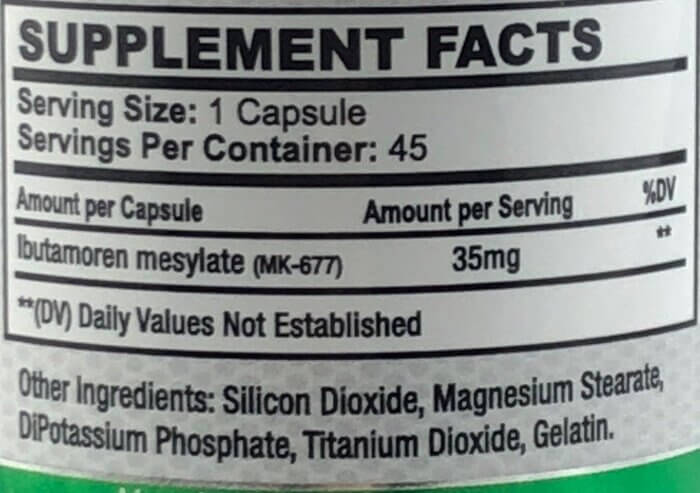 Bio-Gen Innovations Ibutamoren MK-677 45 Capsules