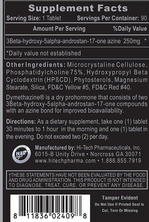 Hi-Tech Pharmaceuticals DYMETHAZINE