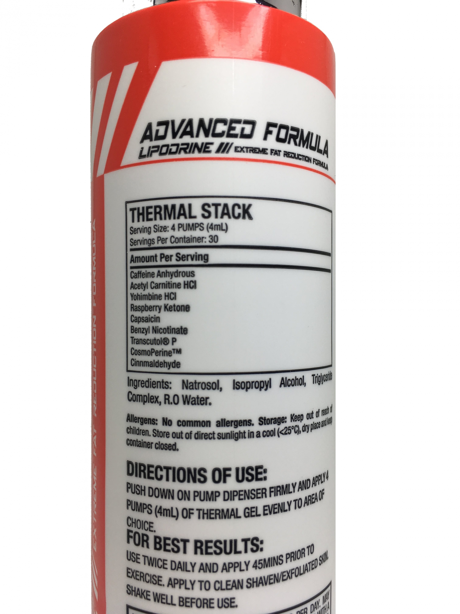 Lipodrine Yohimbine HCL Gel - Nouvelle formule