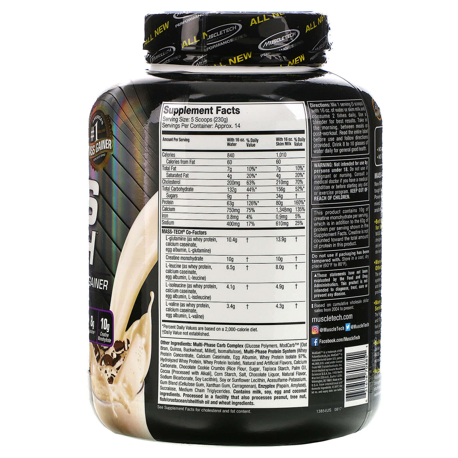 MuscleTech Mass Tech 3,18kg