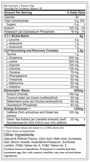 MuscleTech Platinum Amino Energy