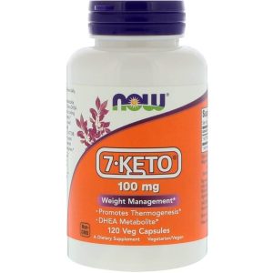 NOW Foods 7-Keto 100 mg 120 Veg Capsules