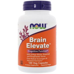 NOW Foods Brain Elevate 120 Veg Capsules