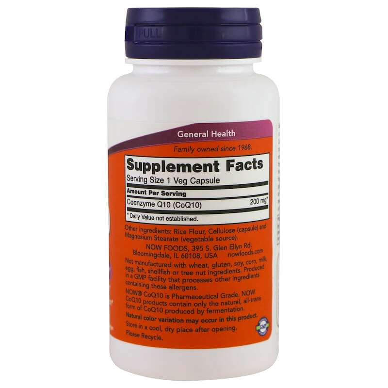 NOW Foods CoQ10 200 mg