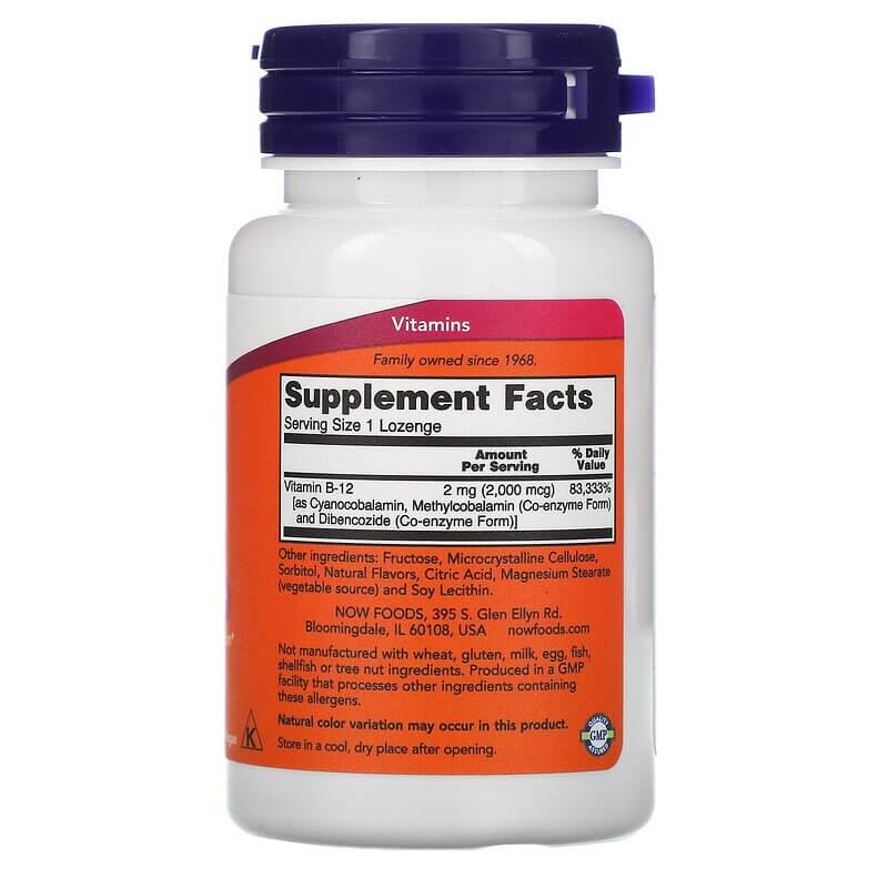 Now Foods B-12 2000 mcg