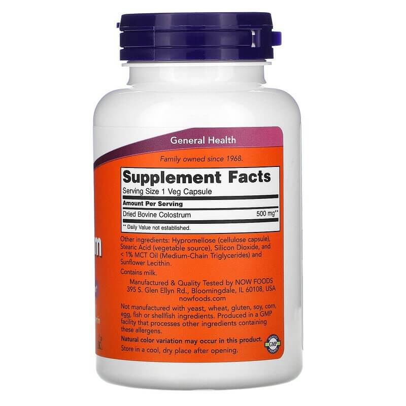 Now Foods Colostrum 500 mg