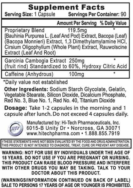 Hydroxyelite DMAA Hi-Tech Pharmaceuticals