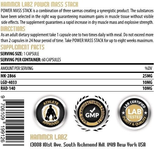 Hammer Labz Power Mass Stack