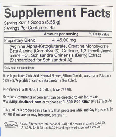 Jack3D DMAA HCl Pre Workout USP Raspberry