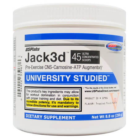 Jack3d Pre Workout DMAA USP LAB Tropical