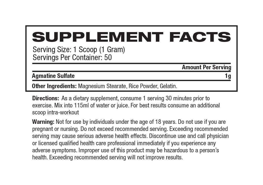 Prime Nutrition Agmatine 50 Portions