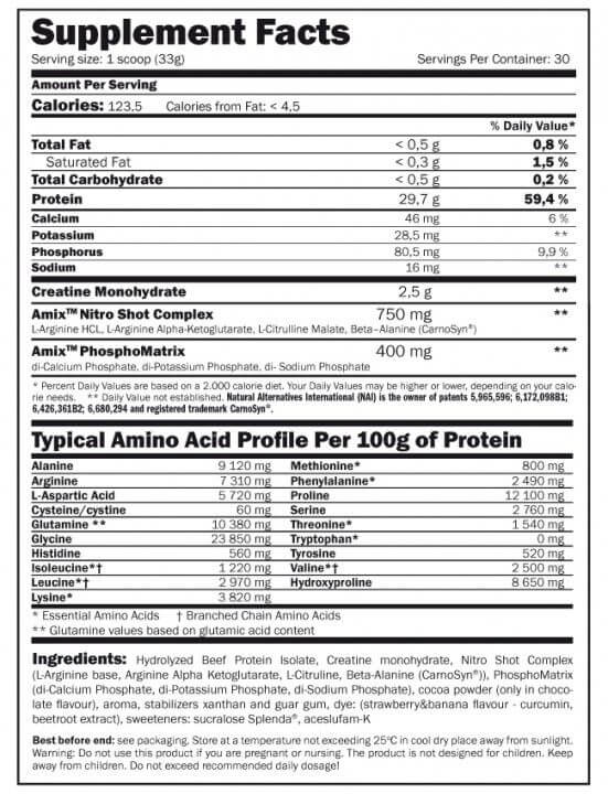 Anabolic Monster BEEF Protein AMIX
