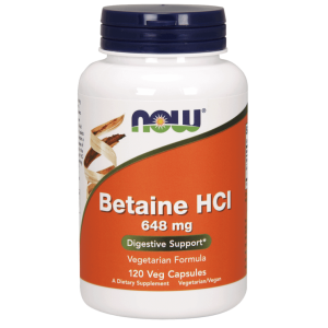 Bétaïne HCl Digestion NOW Foods
