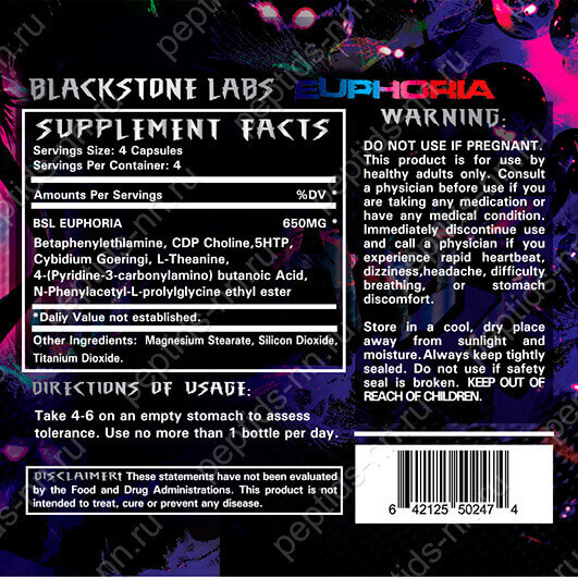 Euphoria Rx Blackstone Labs