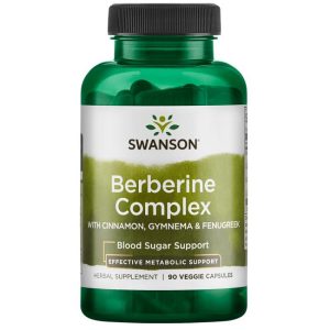Swanson Berberine Complex avec cannelle, gymnema & fenugrec