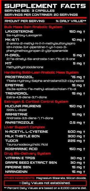 EX4EX Methyl Mass Prohormon Stack