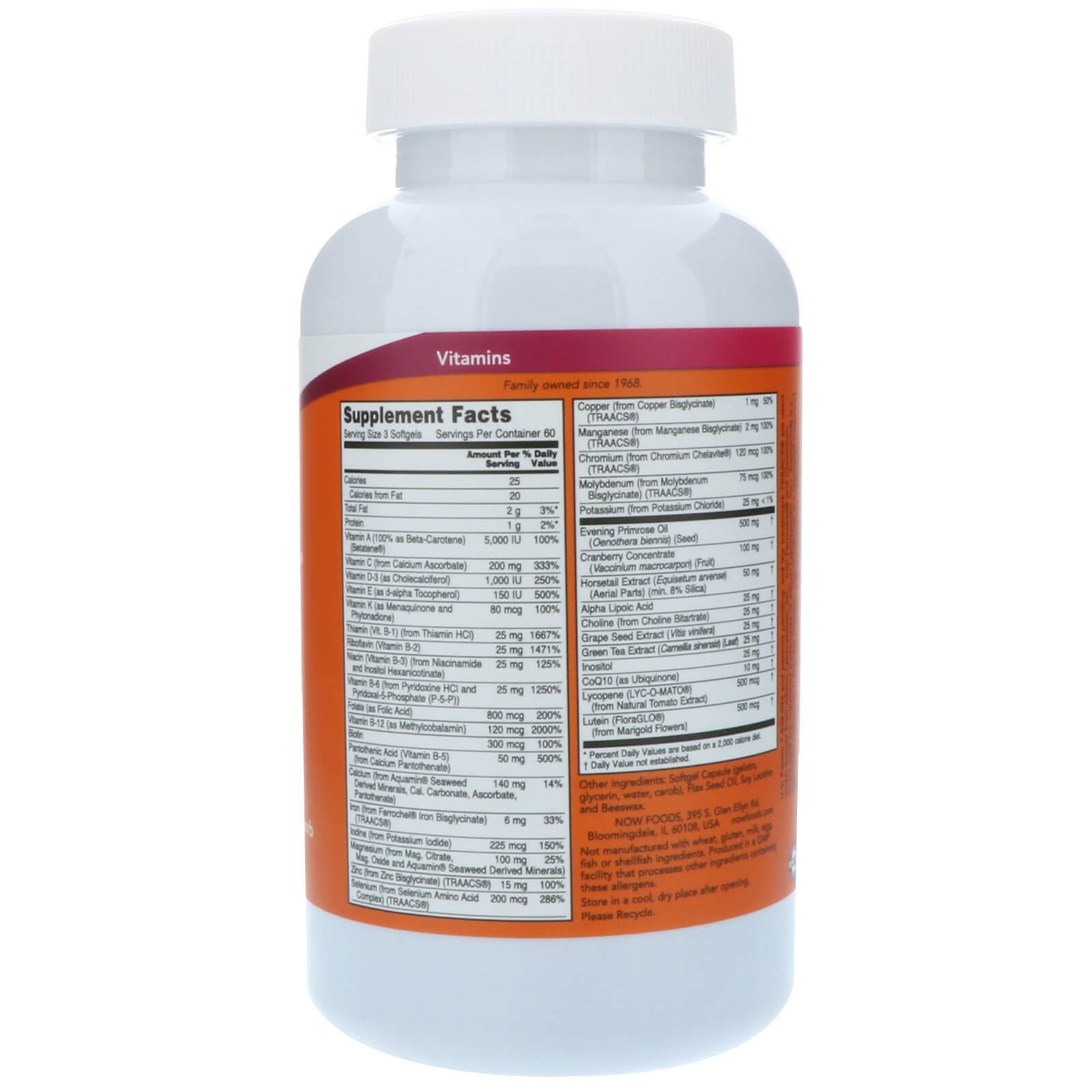 Eve Multi-Vitamin pour les femmes NOW Foods