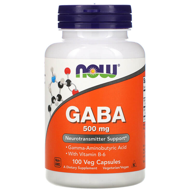 NOW Foods Gaba 500mg