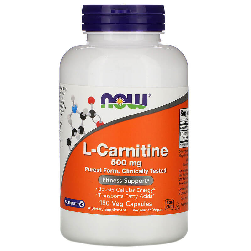 NOW Foods L-Carnitine 500 mg