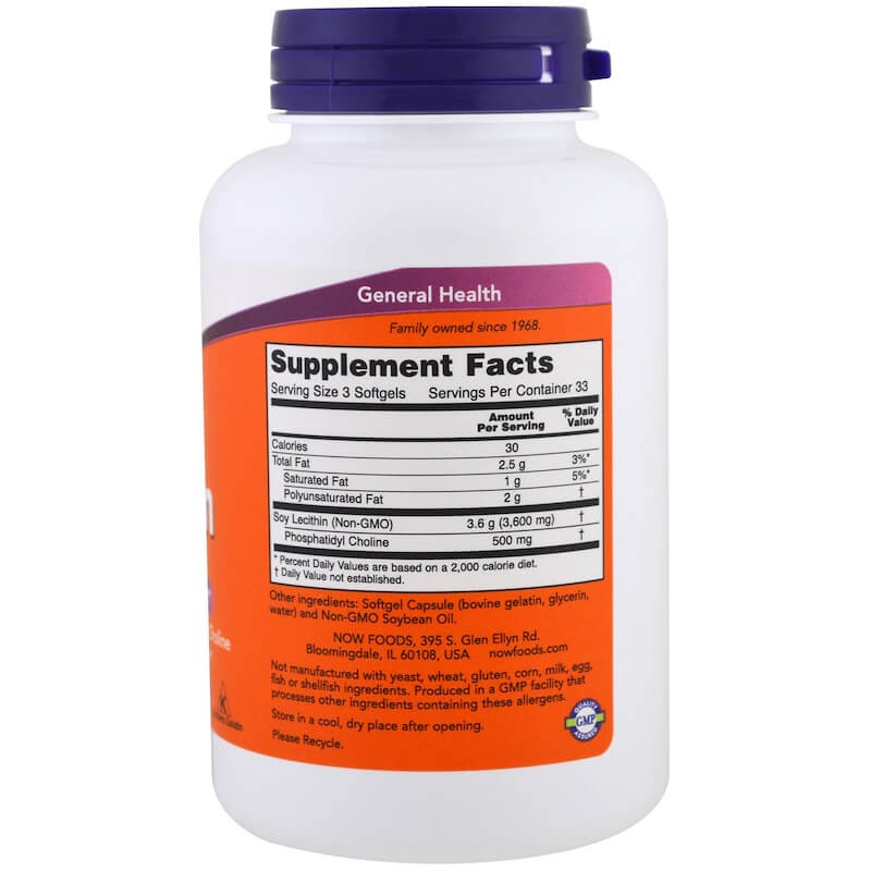 NOW Foods Lecithin 1200 mg