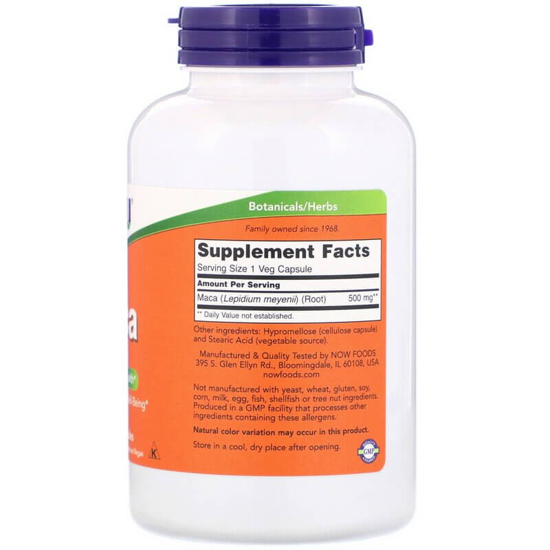 NOW Foods Maca 500 mg