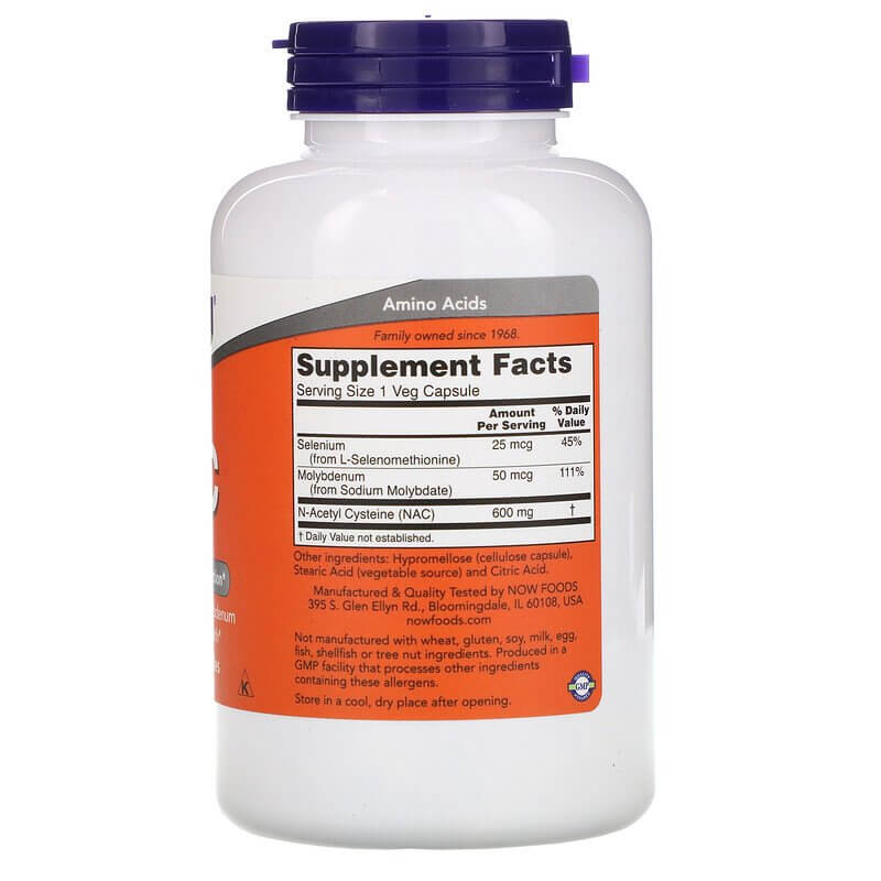 NOW Foods NAC 600 mg