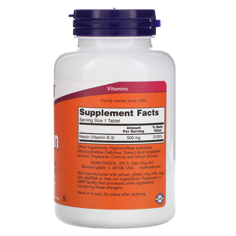 NOW Foods Niacin 500 mg