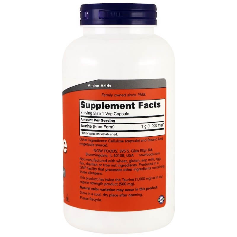 NOW Foods Taurine 1000 mg