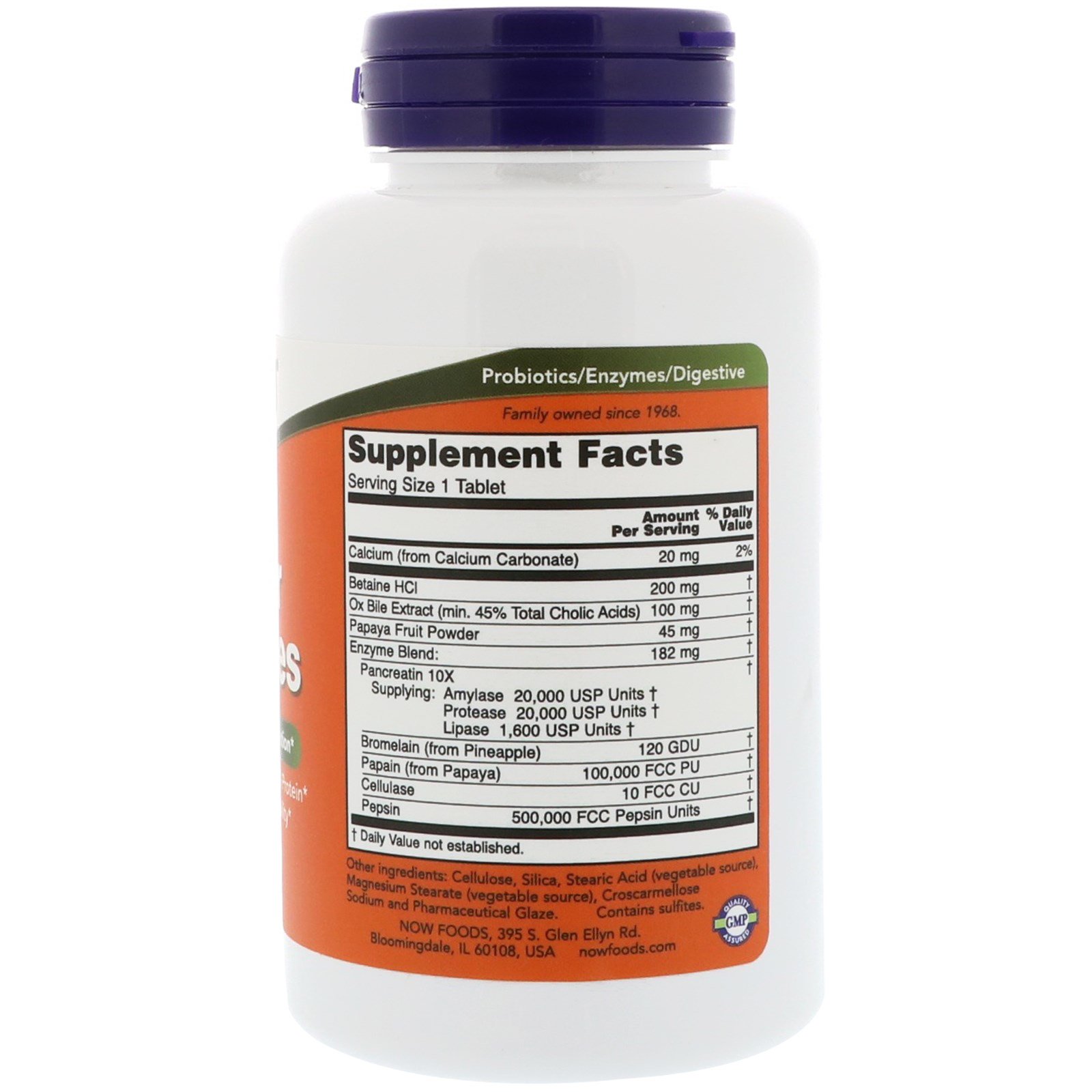 Super Enzymes - Enzyme digestive NOW Foods
