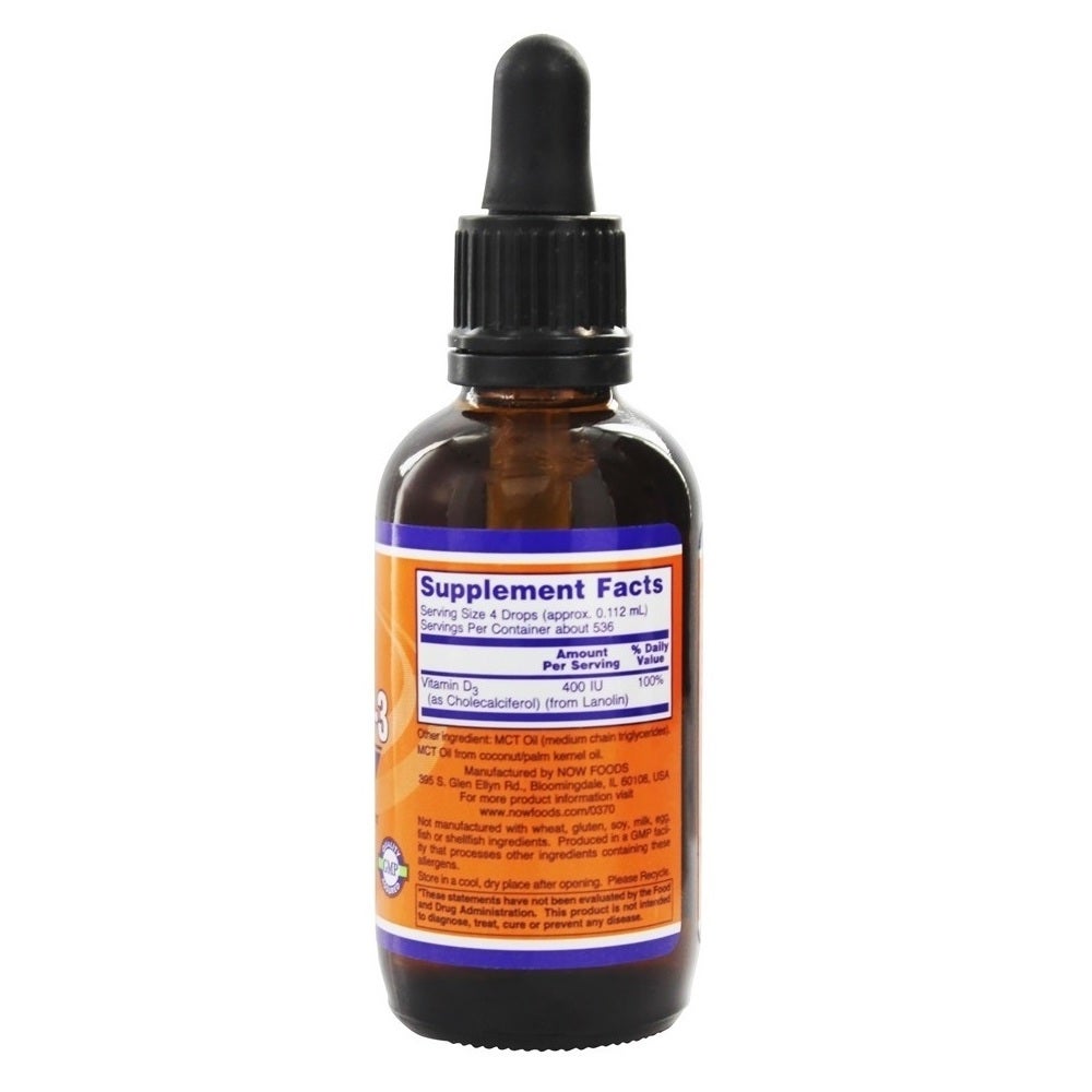 NOW Foods Vitamin D-3 Liquid