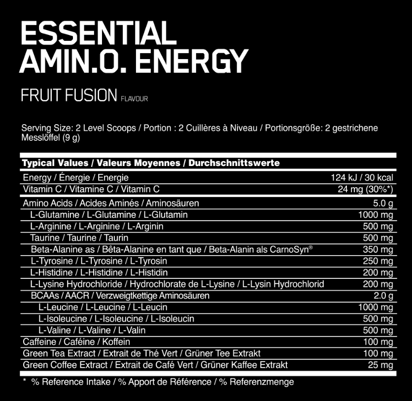 Optimum Nutrition Essential Amino Energy