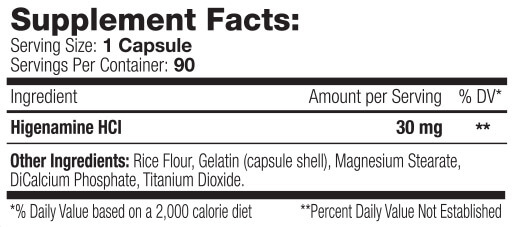 SNS Serious Nutrition Solutions Higenamine