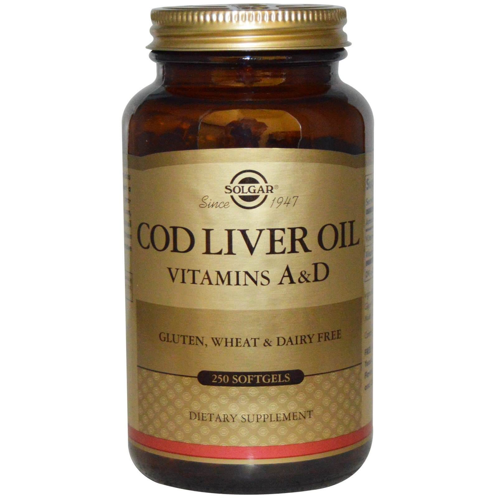 Solgar Cod Liver Oil Vitamin A&D (Lebertran)