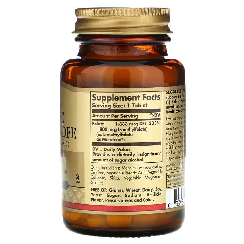 Solgar Folate 1333mcg DFE