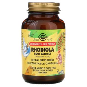 Solgar Rhodiola Root Extract - L'extrait de racine de rose
