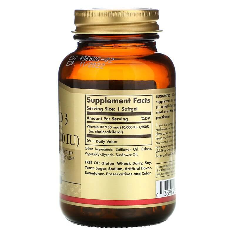 Solgar Vitamin D3 10000 IU