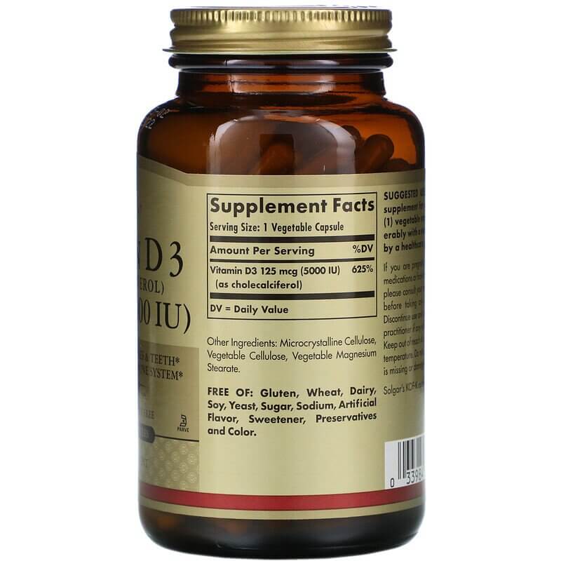 Solgar Vitamin D3 5000 IU