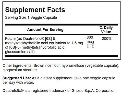 Swanson Folate 800 mcg