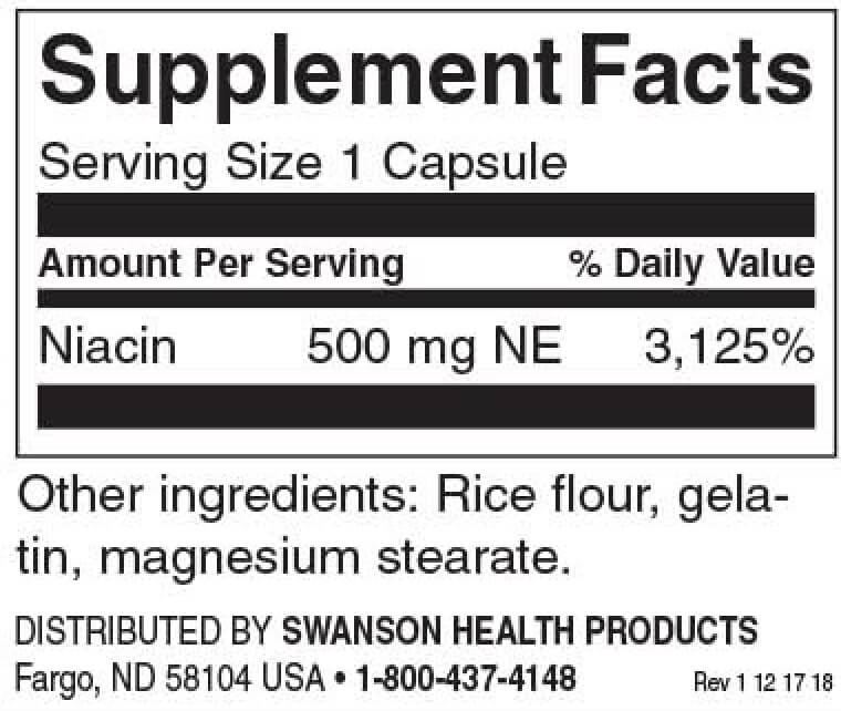 Swanson Vitamin C 500mg