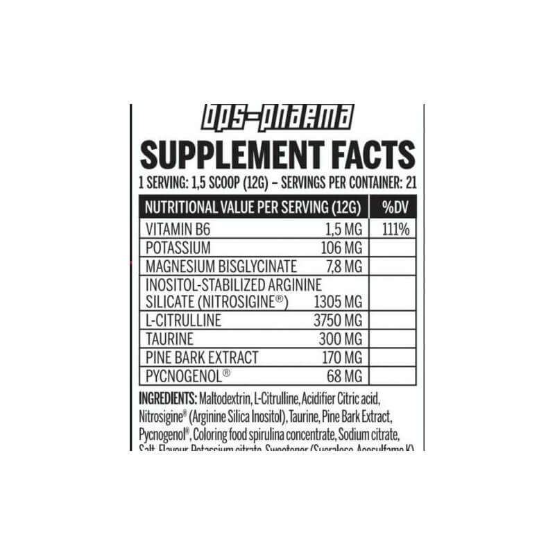 BPS Pharma NOT4PUSSY Ultimate Pump Matrix