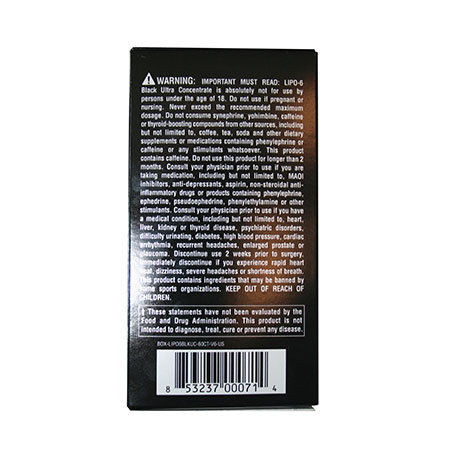 NUTREX Lipo 6 Black UC US-Version