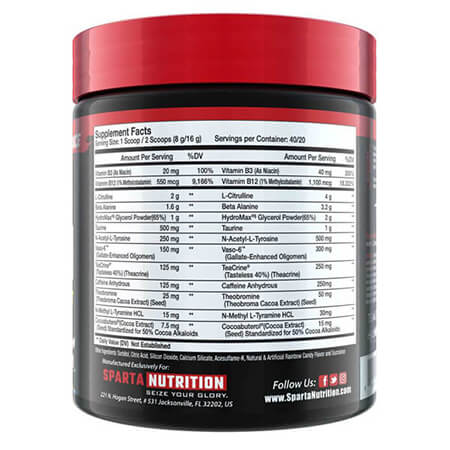 Sparta Nutrition Kraken Pre Workout