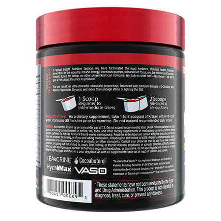 Sparta Nutrition Kraken Pre Workout