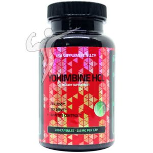 Yohimbine HCl 2.5mg USA SUPPLEMENTS LLC
