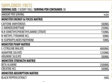 Hammer Labz Monster Strength DMHA