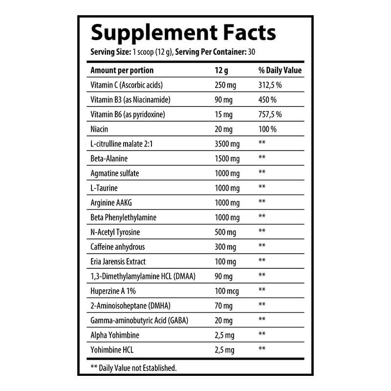 GYMLABS Nutrition GUN POWDER