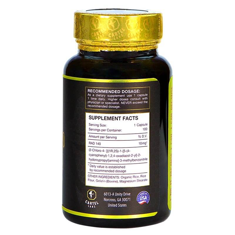 Cartel Labz Testolone RAD 140 10mg